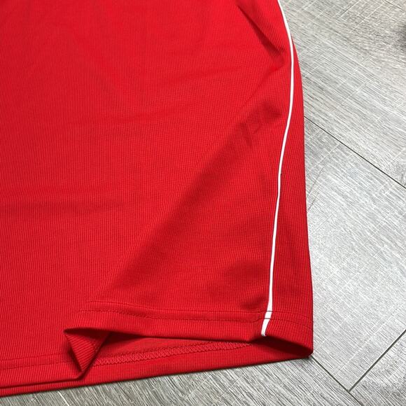 NIKE DRI-FIT Red Dixie State Short Sleeve Golf Polo Mens Size Medium - Picture 6 of 8